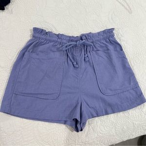 High Waisted Drawstring Shorts